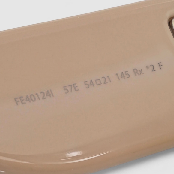 ✨️Authentic Fendi Baguette Beige/Mauve Fashion Mask Chunky Bold Sunglasses - Picture 7 of 11